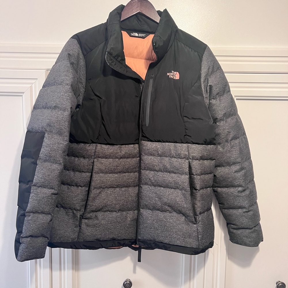 The North Face Black and Gray Puffer Jacket